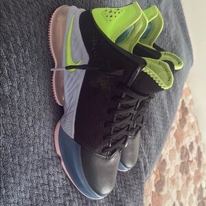 Nike Black and Neon Yellow Sneakers